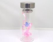 中號鋼蓋玻璃杯
